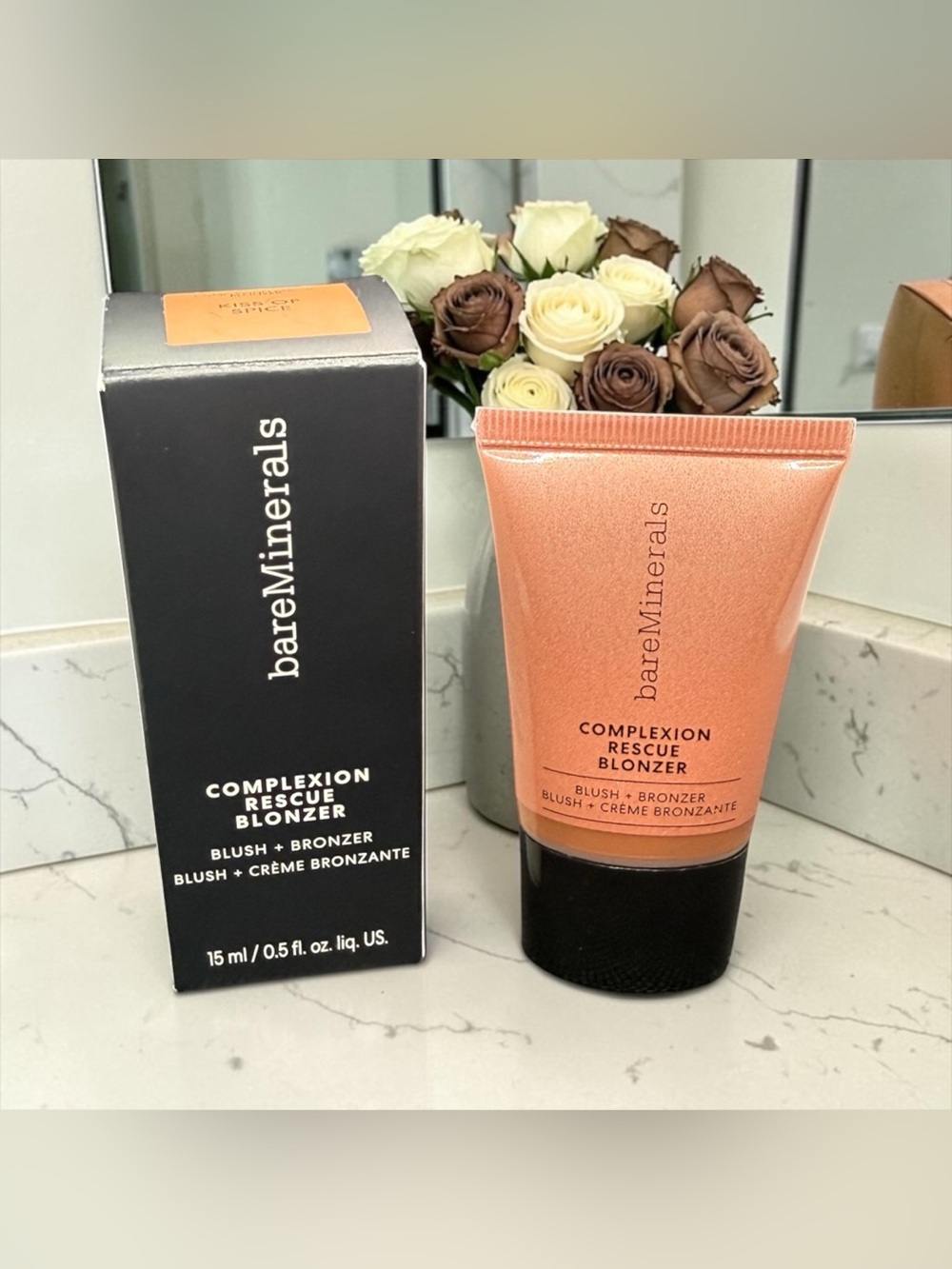 🤎bareMinerals🤎Complexion Rescue Bronzer in Kiss of Spice/NIB